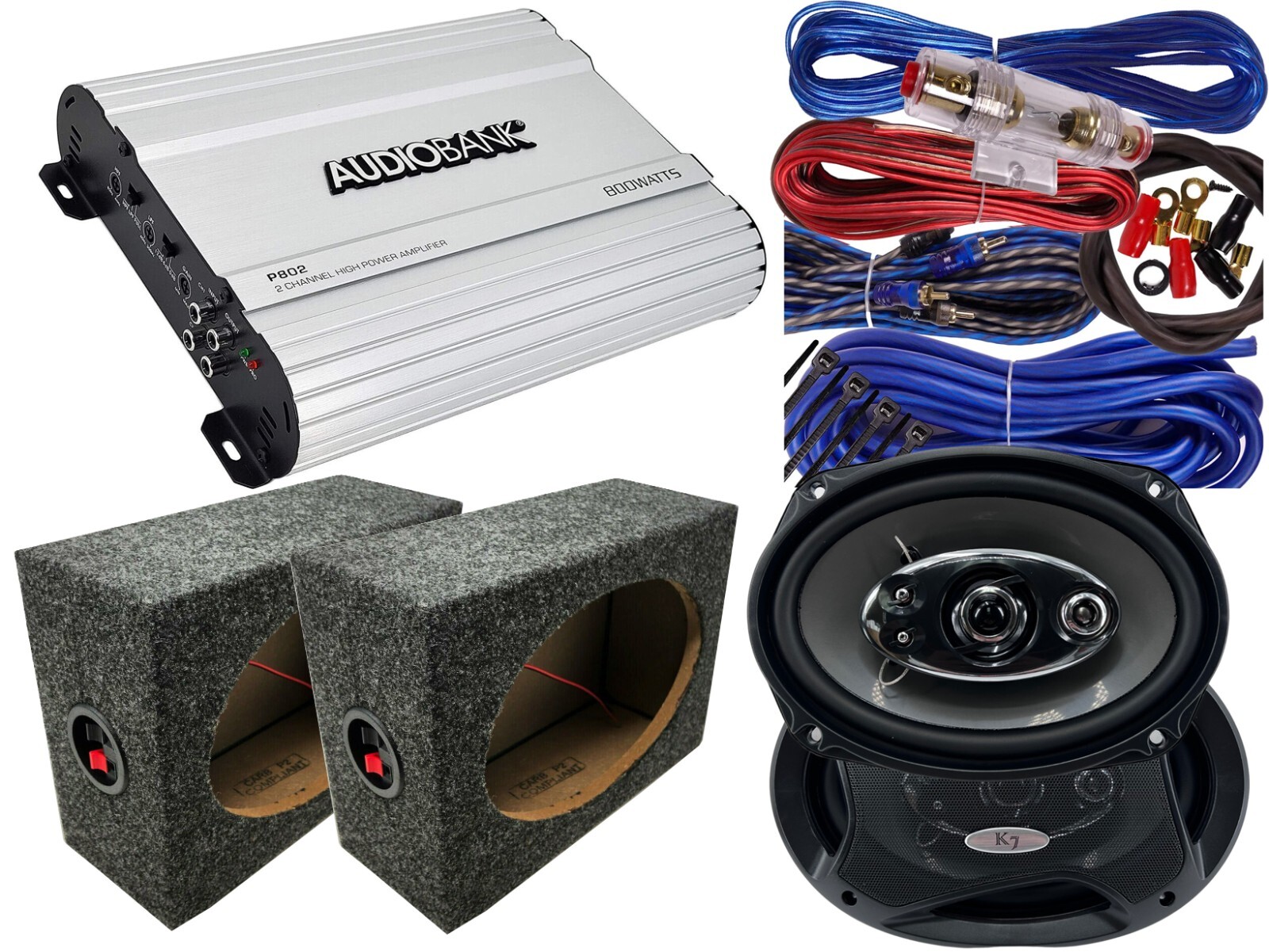 2x Audiotek 6x9\