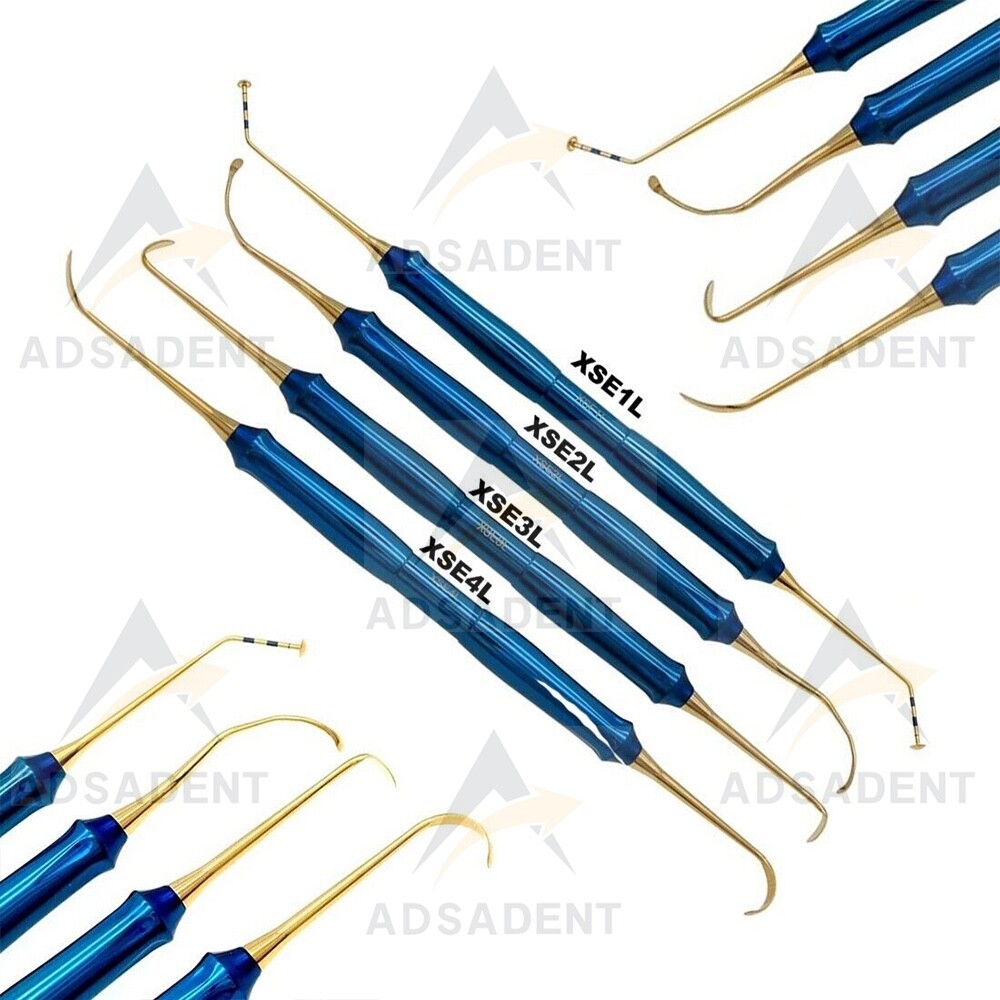 Set of 4 Sinus Lift Dental Elevation Implant Instruments Kit