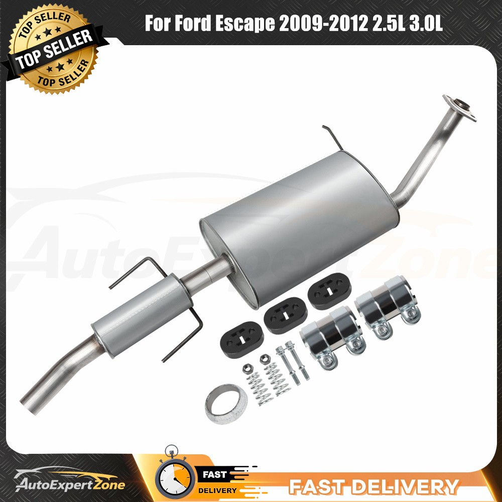 For Ford Escape 2009 2010 2011 2012 2.5L 3.0L Gas Engine Middle Muffler
