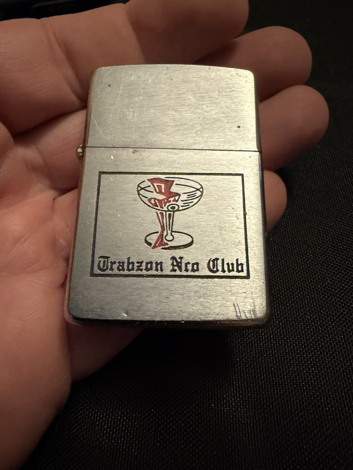 Vintage 1974 Zippo Lighter Trabzon NCO Club Turkey Cold War US Air Force Base Vintage 1974 Zippo Lighter Trabzon NCO Club Turkey Cold War US Air Force Base