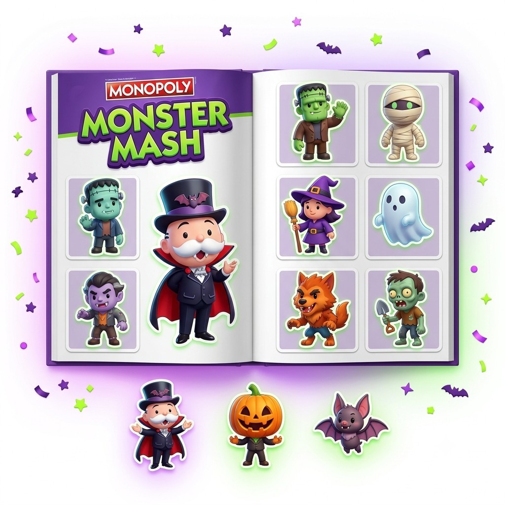 Monopoly go stickers  Cheapest & Best 4,5,6 STAR ONLY  (S11-S22)