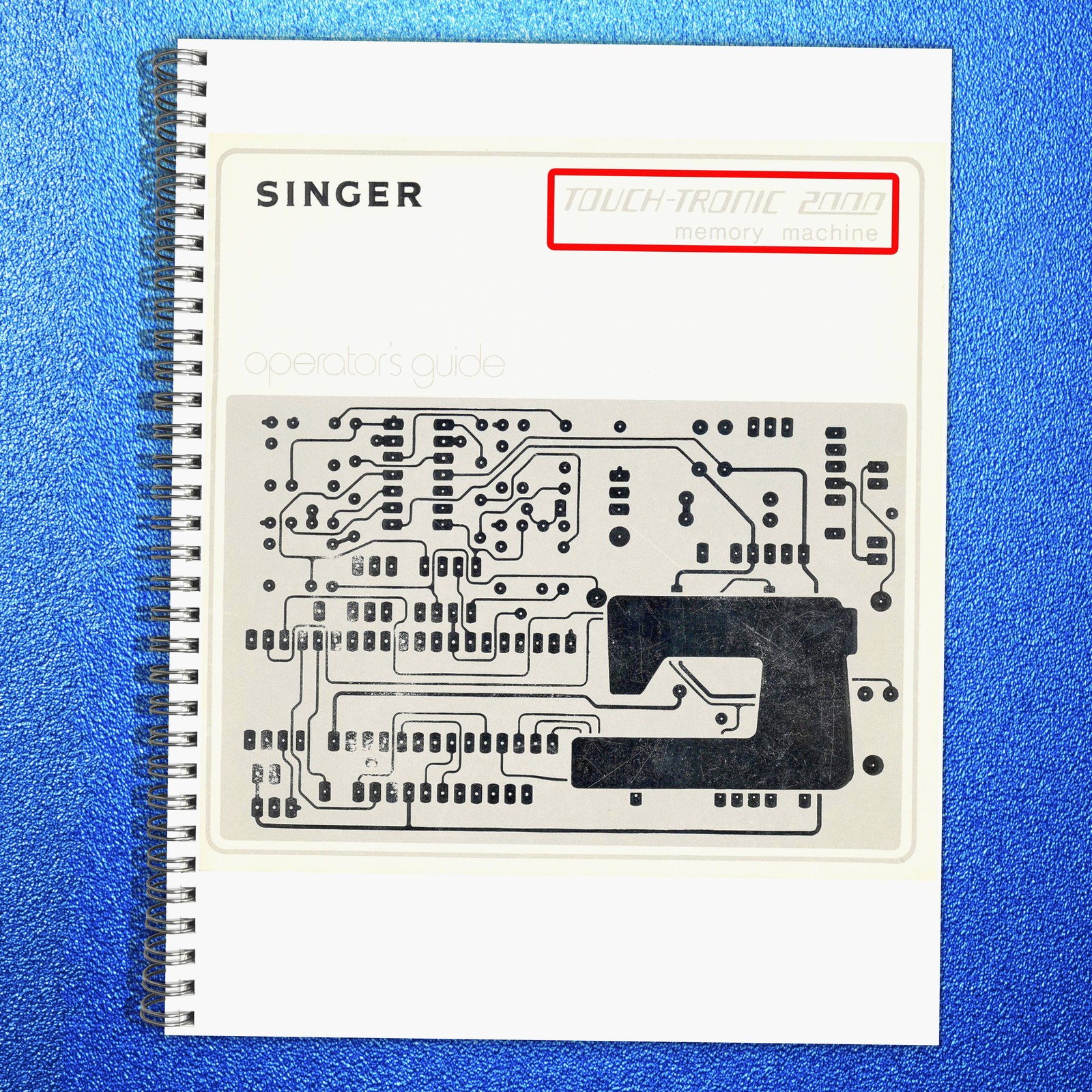 SINGER TOUCH-TRONIC 2000 Sewing Machine User Manual Operation - TOUGH LOOP FIXED