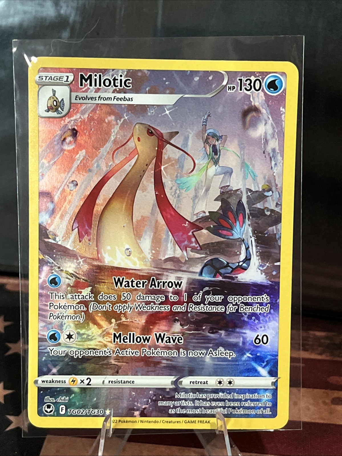 Milotic Ultra Rare SWSH12: Silver Tempest Trainer Gallery Holo TG02/TG30 NM Milotic Ultra Rare SWSH12: Silver Tempest Trainer Gallery Holo TG02/TG30 NM