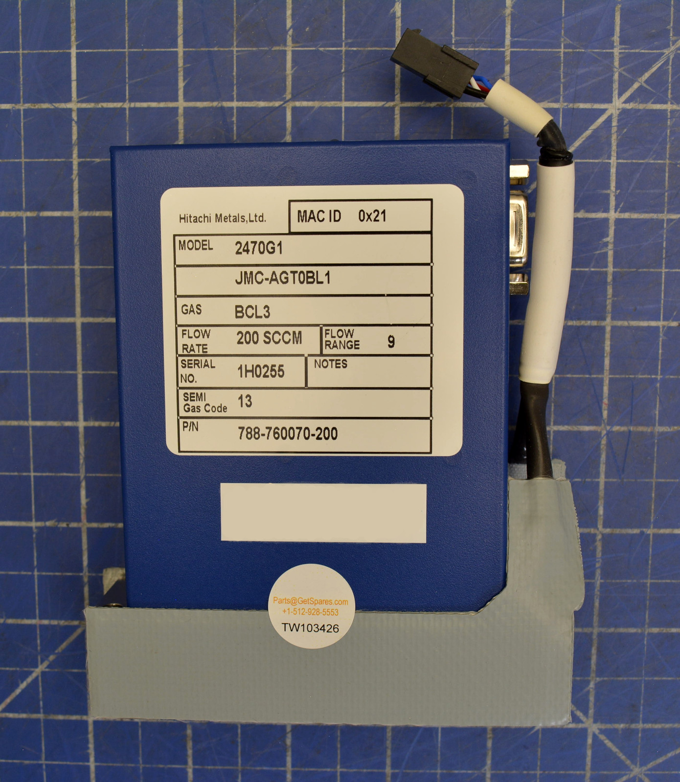 788-760070-200 / MFC MODEL 2470G1 JMC-AGT0BL1 BCI3 200SCCM  / SAM FANTAS