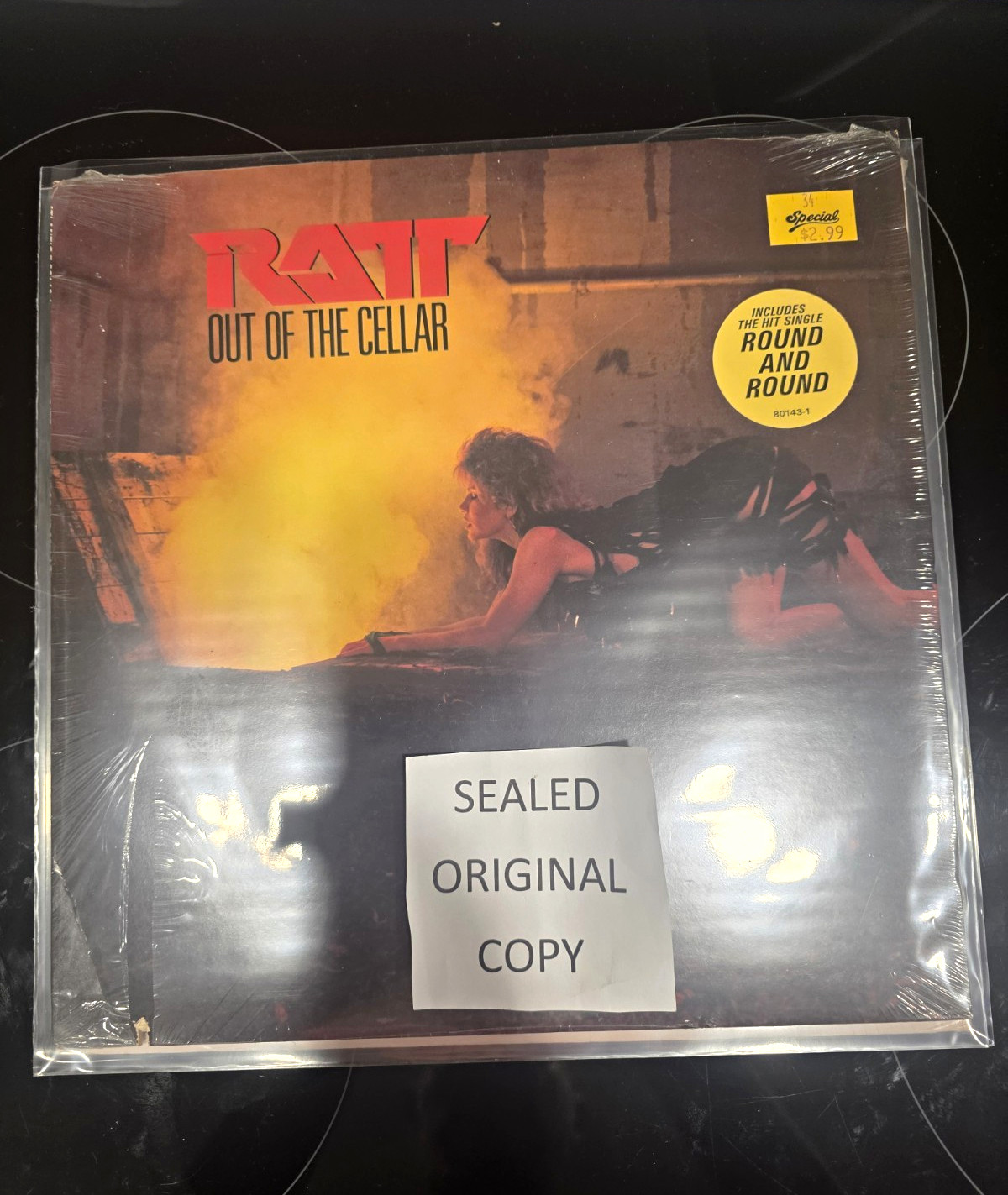 Ratt Out of the Cellar Atlantic 80143-1 1984 sealed original cover LP