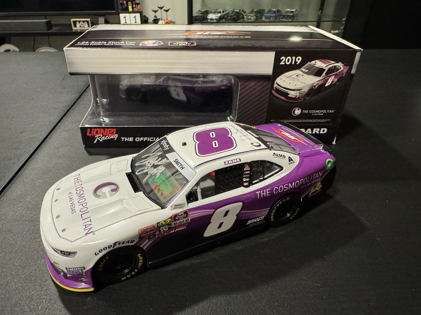 Zane Smith 2019 Cosmopolitan of Las Vegas Autographed 1:24 Lionel Diecast