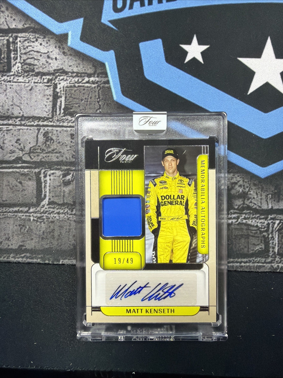 Panini 2026 Turn Four Racing Matt Kenseth NASCAR MA-MKS Memorabilia Auto 19/49 Panini 2026 Turn Four Racing Matt Kenseth NASCAR MA-MKS Memorabilia Auto 19/49