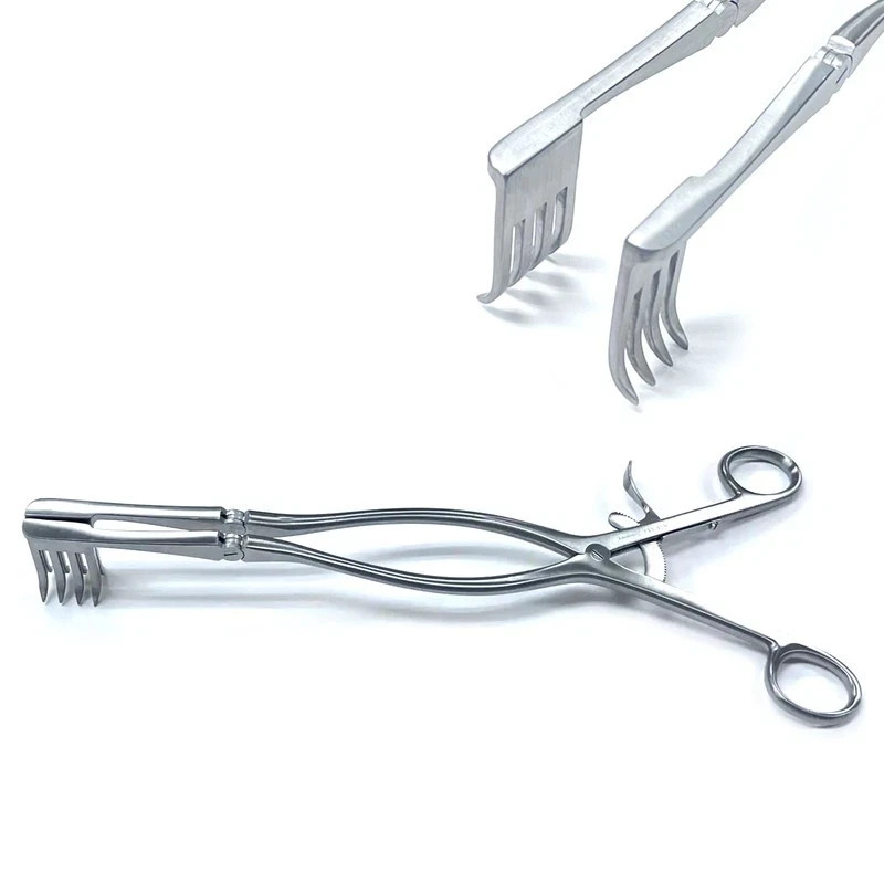 Beckmann Adson Laminectomy Retractor 4x4 Sharp Prongs – CE Surgical Instrument