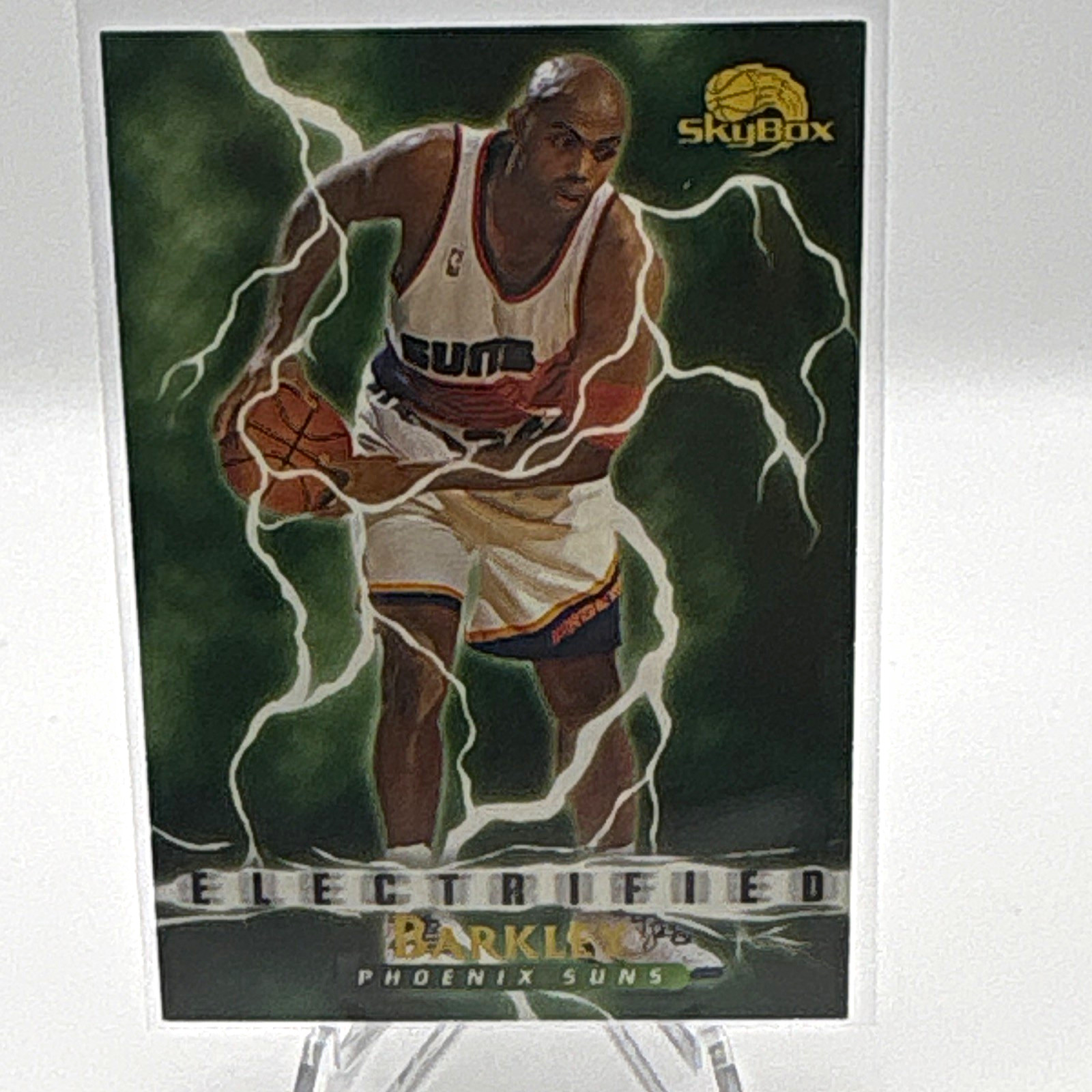 SkyBox 1995-96 Skybox Premium Electrified Insert Charles Barkley Suns #294 SkyBox 1995-96 Skybox Premium Electrified Insert Charles Barkley Suns #294