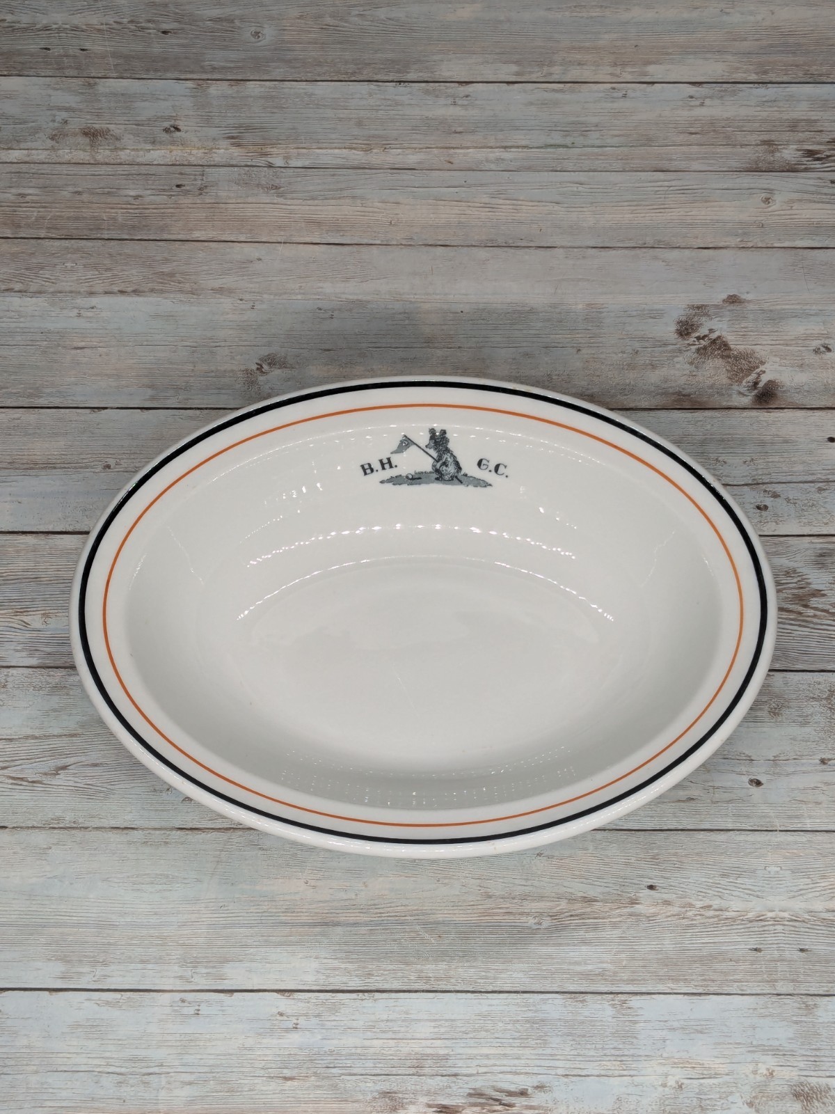 Vintage OPCO Syracuse China Restaurant Ware Bowl Bear Hill Golf Club Stoneham MA Vintage OPCO Syracuse China Restaurant Ware Bowl Bear Hill Golf Club Stoneham MA