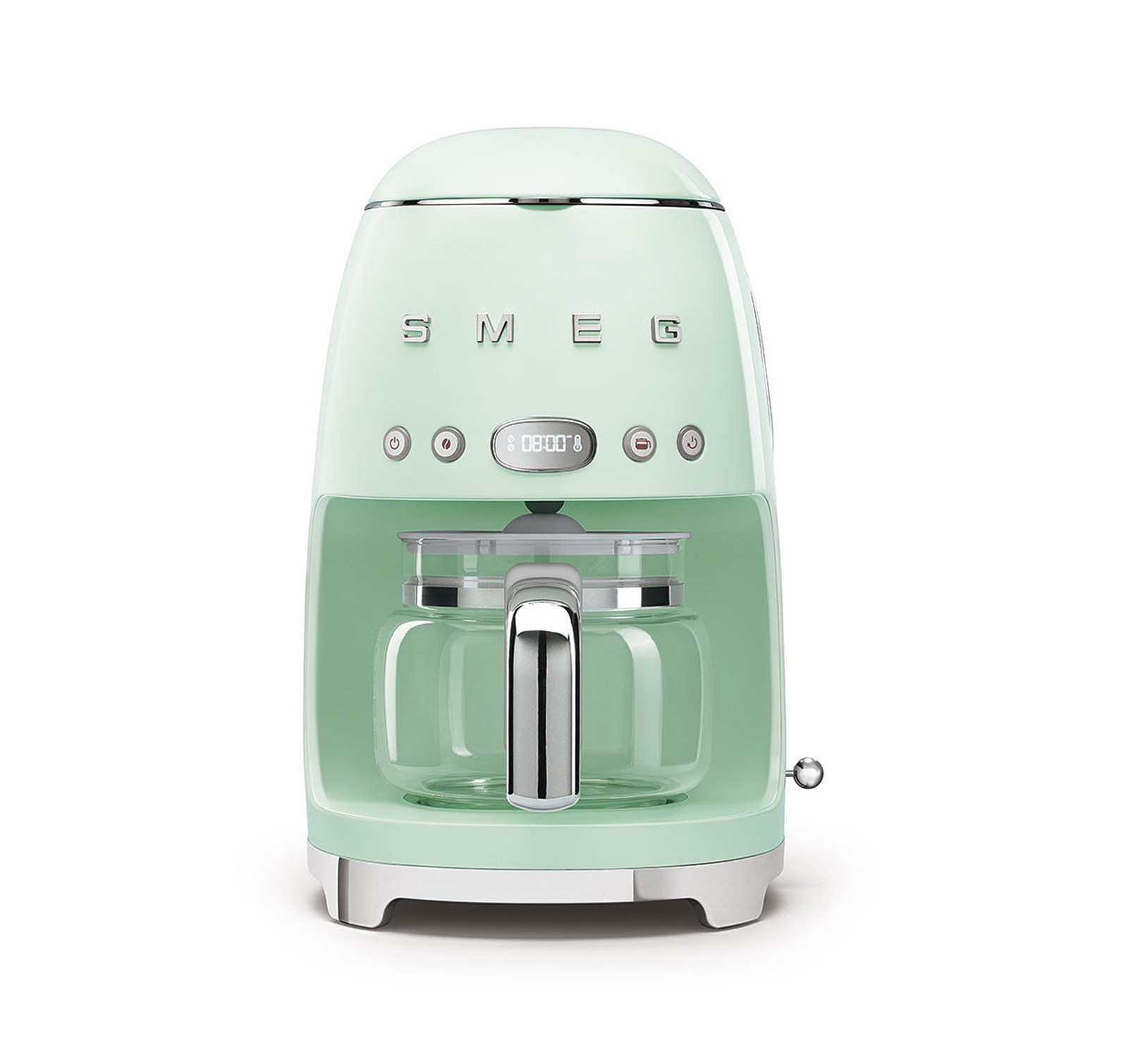 Smeg DCF02PGUS Pastel Green 50\'s Drip Coffee Machine (Open Box) Box Damage