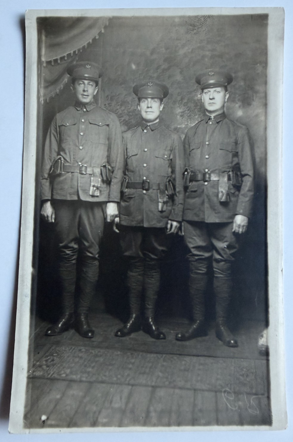 1916 WWI RPPC Postcard Allied Ball MSG NYC Named Australian English Soldiers NY