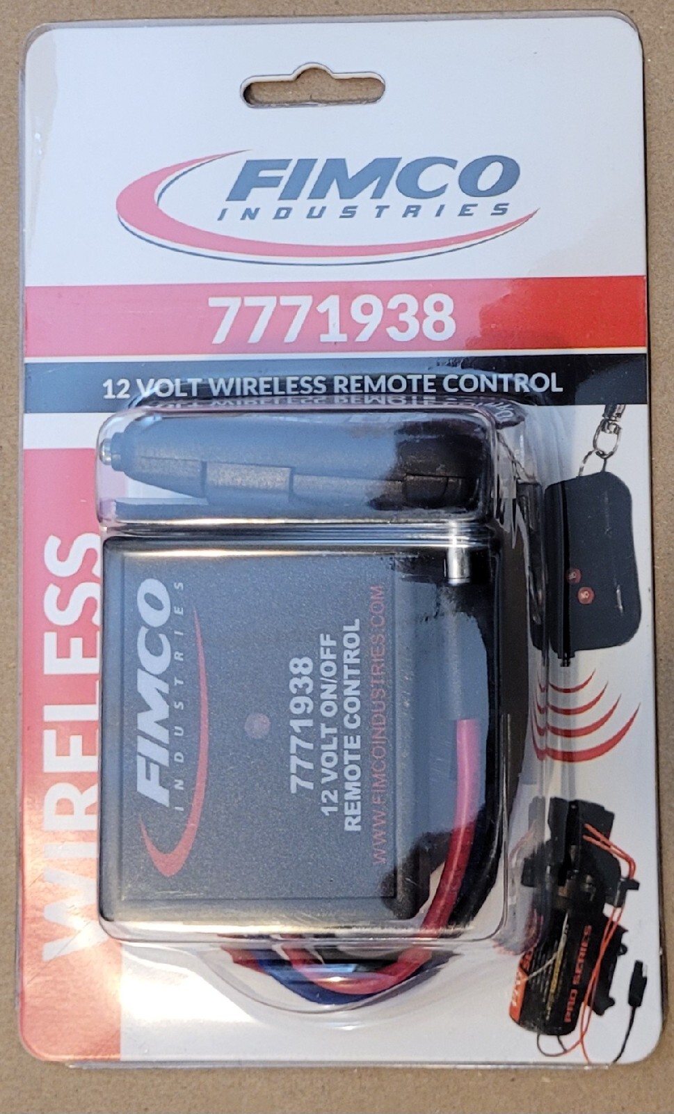FIMCO 12 Volt On/Off Wireless Remote Control 250 Foot Range 7771938 ***SEALED*** FIMCO 12 Volt On/Off Wireless Remote Control 250 Foot Range 7771938 ***SEALED***