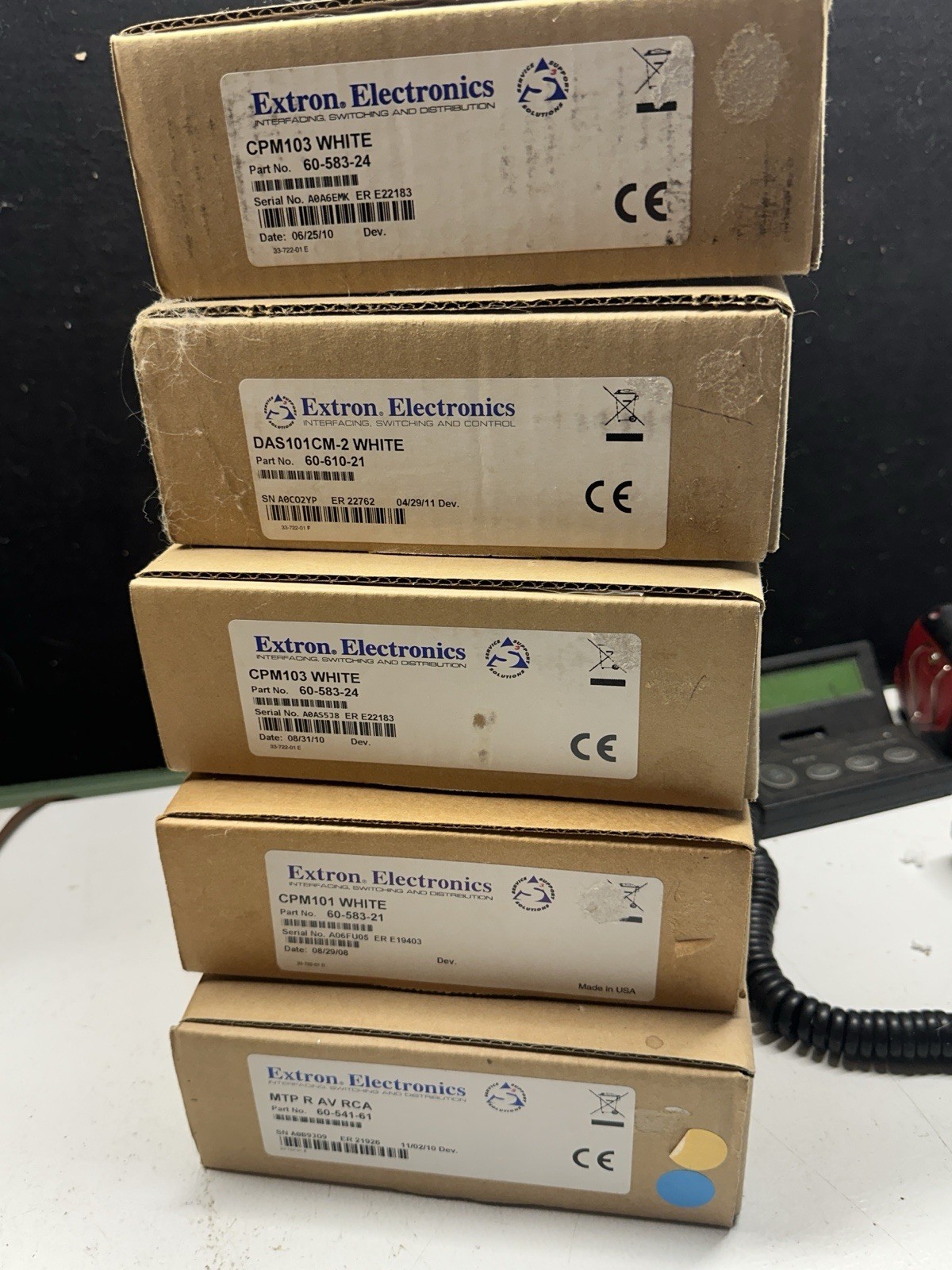 Lot of 9 extron new old stock Lot of 9 extron new old stock