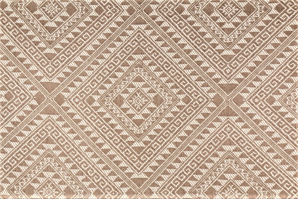 Fabric Robert Allen Beacon Hill Matte Raffia Flax Geometric Linen Upholstery II3