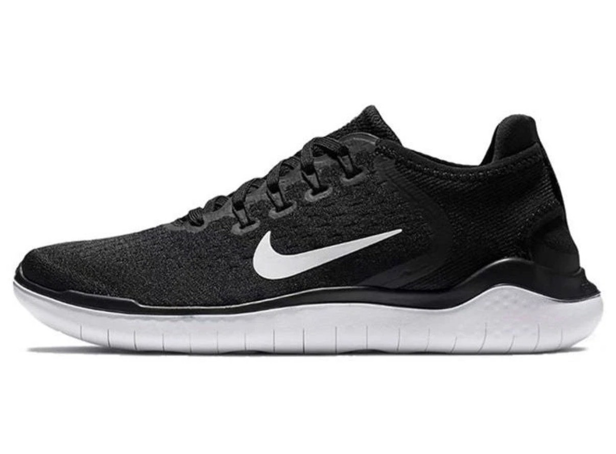 Nike Women's Free Run 2018 Black White ALL SIZES RN (942837-001) Running Shoes Nike Women's Free Run 2018 Black White ALL SIZES RN (942837-001) Running Shoes