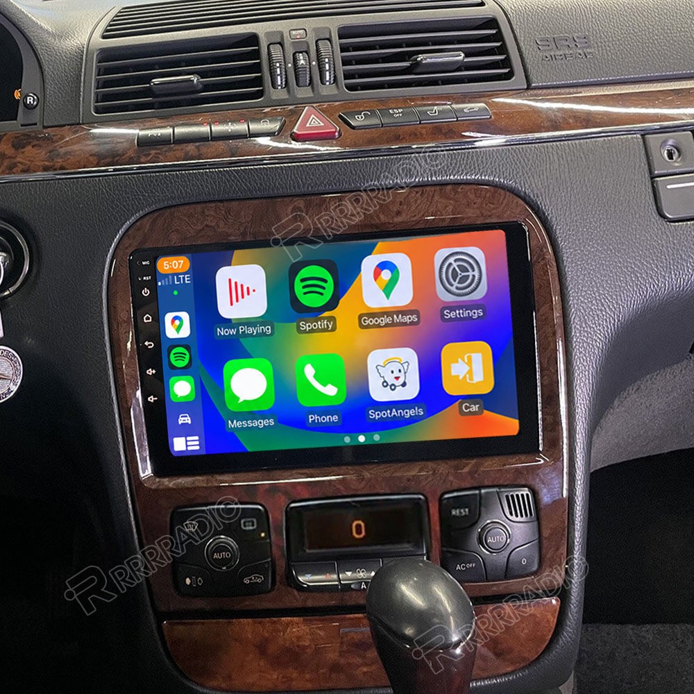 64GB For Mercedes Benz S500 W220 1998-2005 Android 15.0 Car Stereo Radio CarPlay
