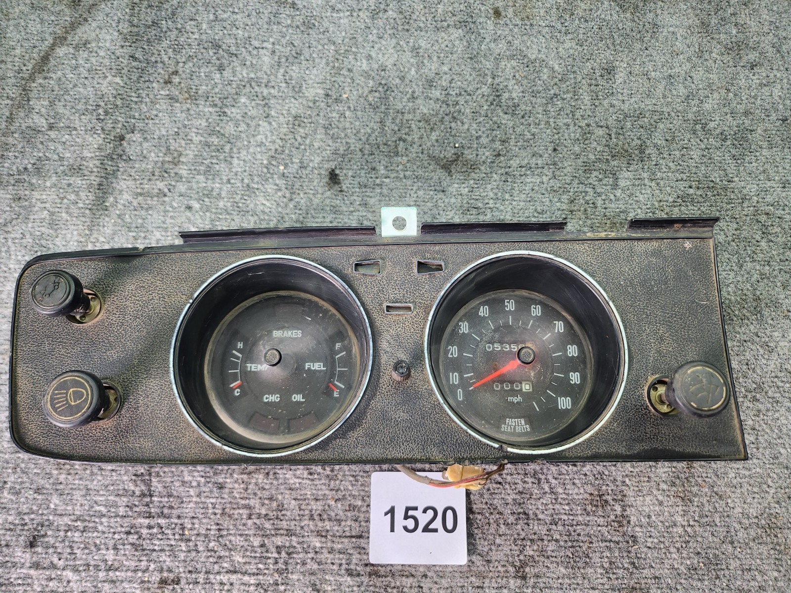 1972 TOYOTA Speedometer Instrument Gauge Cluster