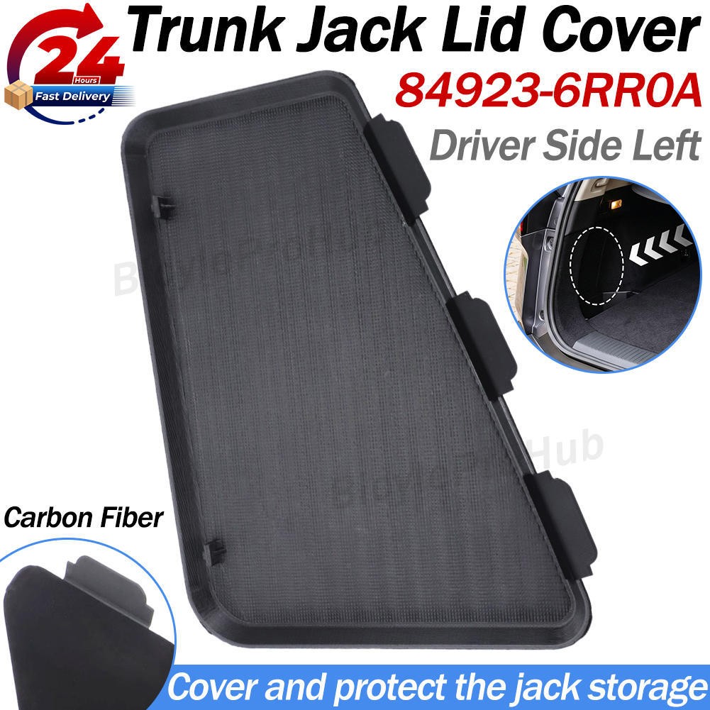 For 2021-2026 Nissan Rogue Trunk Jack Lid Cover Driver Side Left 84923-6RR0A BL
