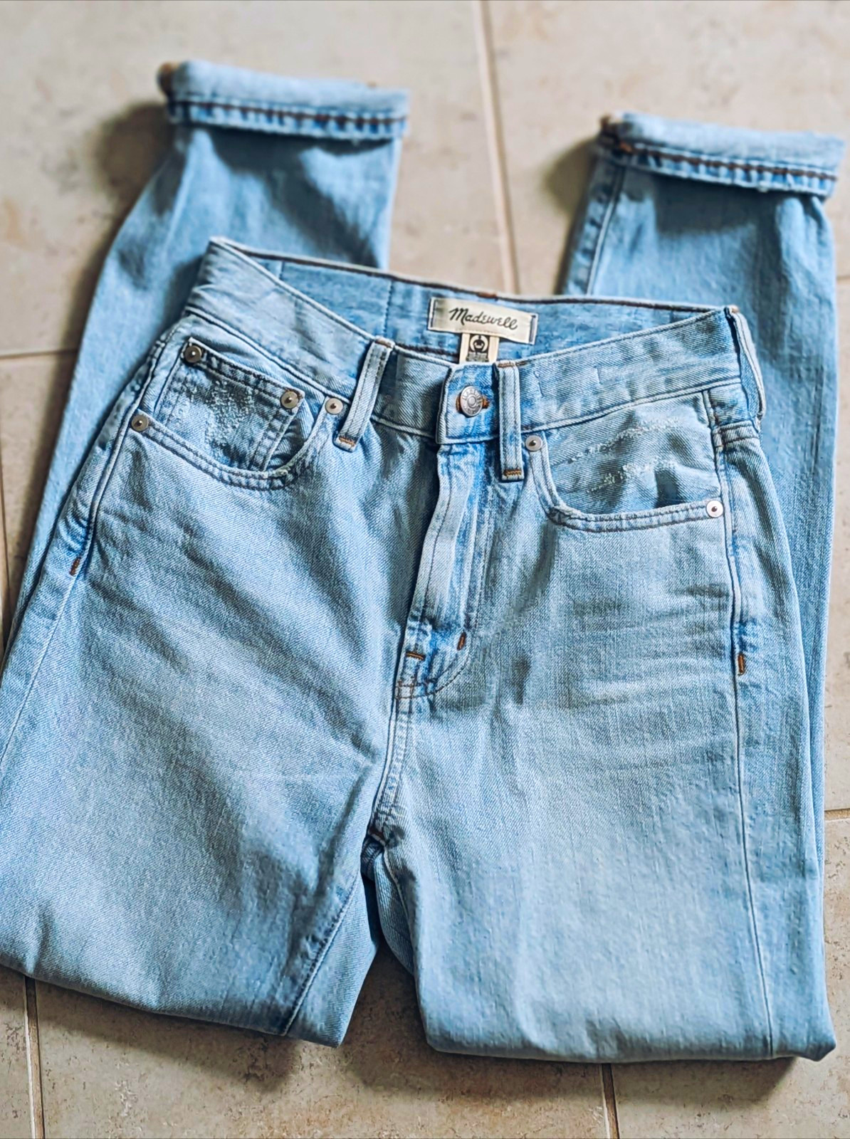 Madewell High-Rise Light Blue \