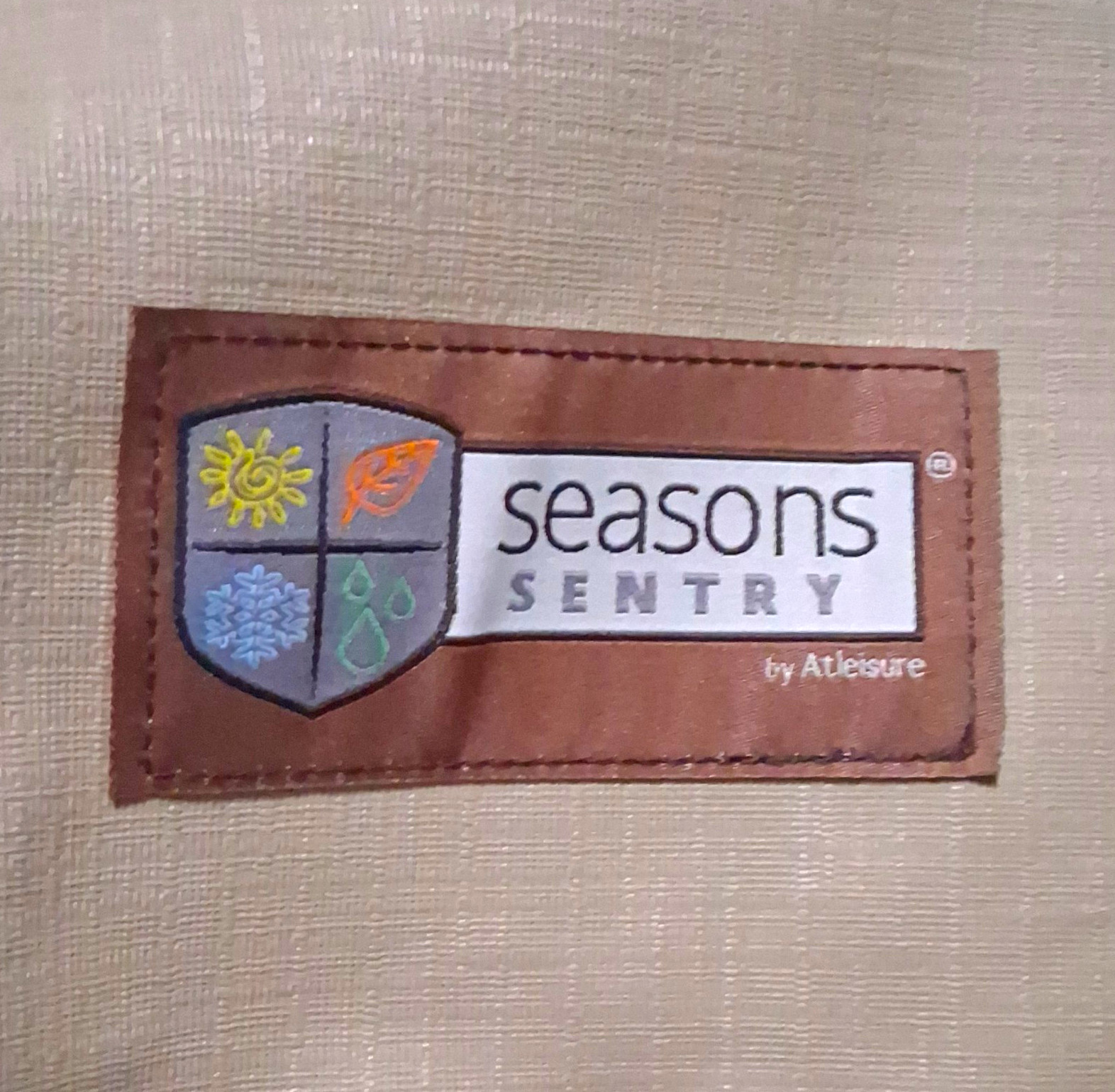 Seasons Sentry Standard Outdoor Furniture Cover, Polyester, Beige (CVU21641)