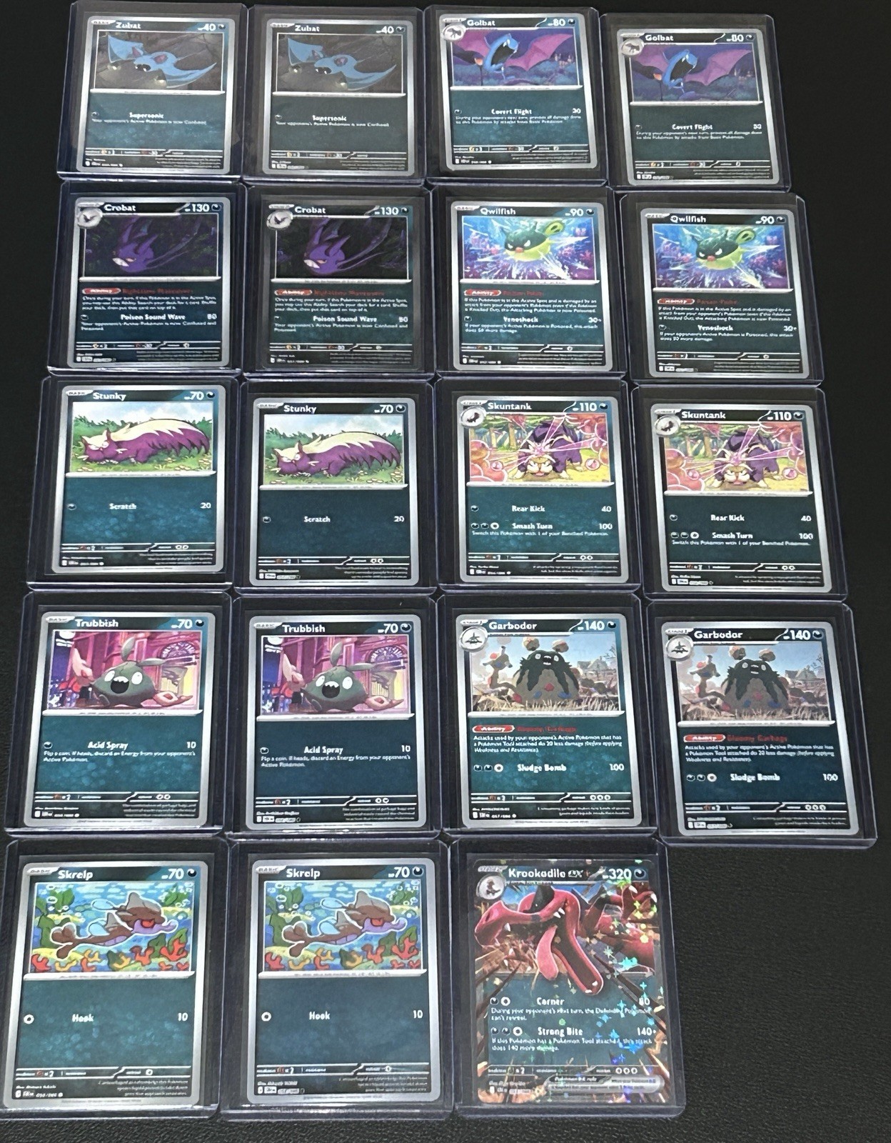 New Pokemon Chaos Rising Master Base Set 100% Complete (162) Holo, Reverse & EXs