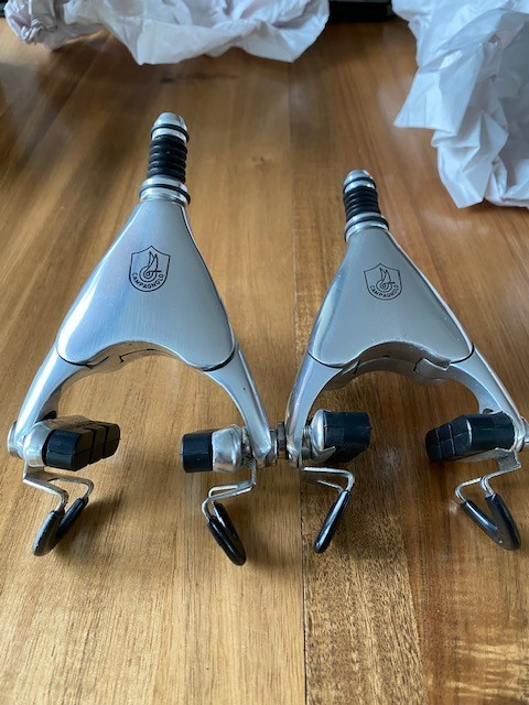 Campagnolo C Record Delta Brake Calipers 5th Generation 5 Pivots VGC