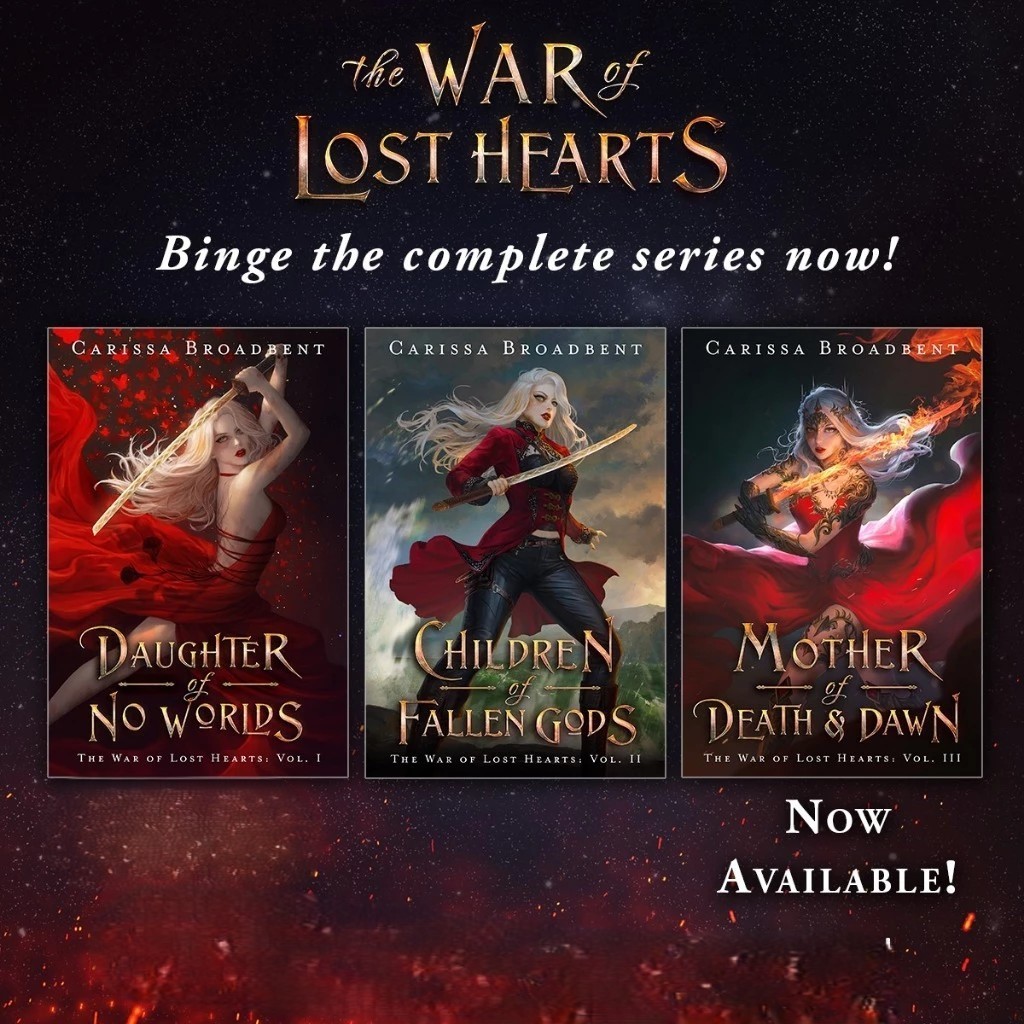 The War of Lost Hearts Series Full Set 3 Books Daughter of No Worlds - Set of 3