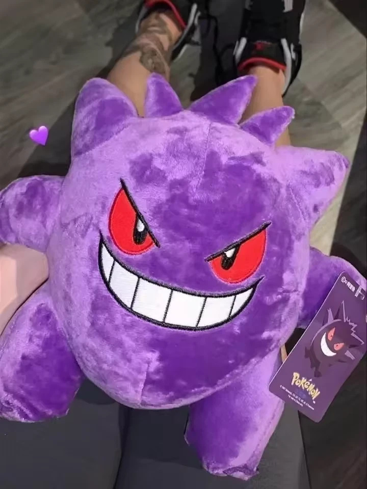 Gengar Plush Toys Pokemon Gengar Stuffed Doll Devil Peluche Funny Anime Pikachu
