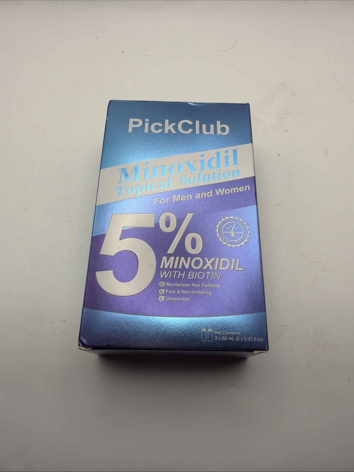 PickClub 5% Minoxidil With Biotin For Men And Women
