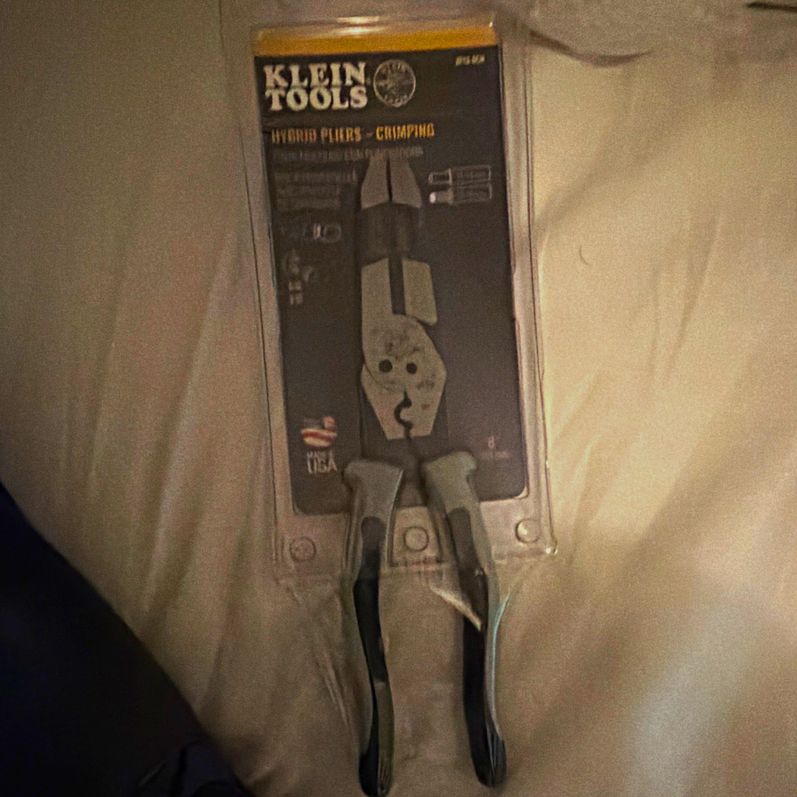 Klein Tools Hybrid Crimping Pliers 9 in Steel Gray/Black Hand Tool