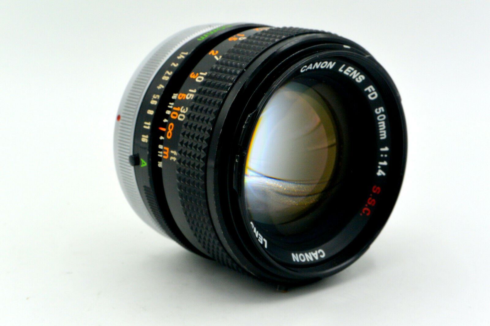 Canon 50mm f/1.4 SSC S.S.C. Manual Focus FD-Mount Prime Lens - Very Good