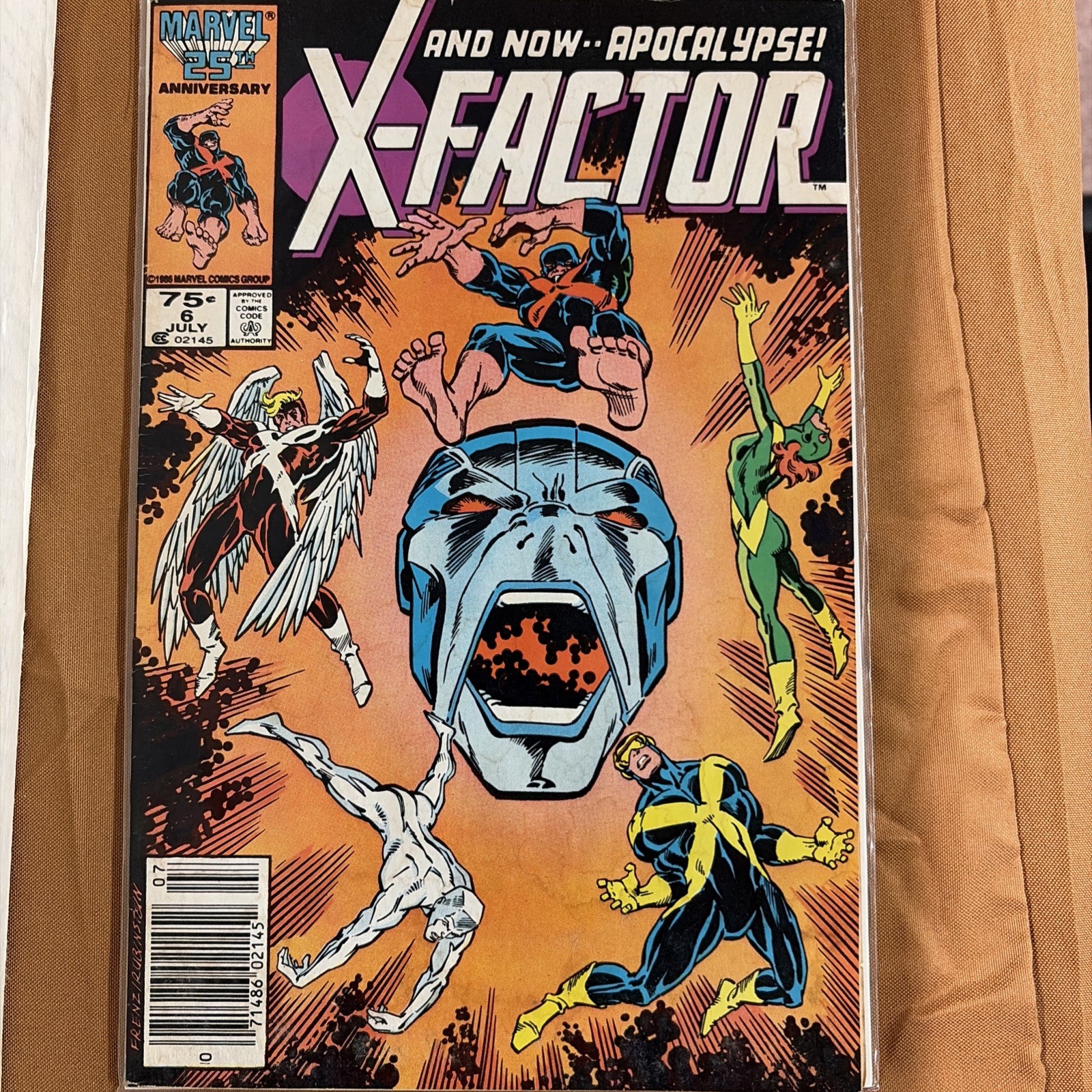 Marvel Comics X-factor 6 Newsstand 1st Full Apocalypse Key Issues Marvel Comics X-factor 6 Newsstand 1st Full Apocalypse Key Issues