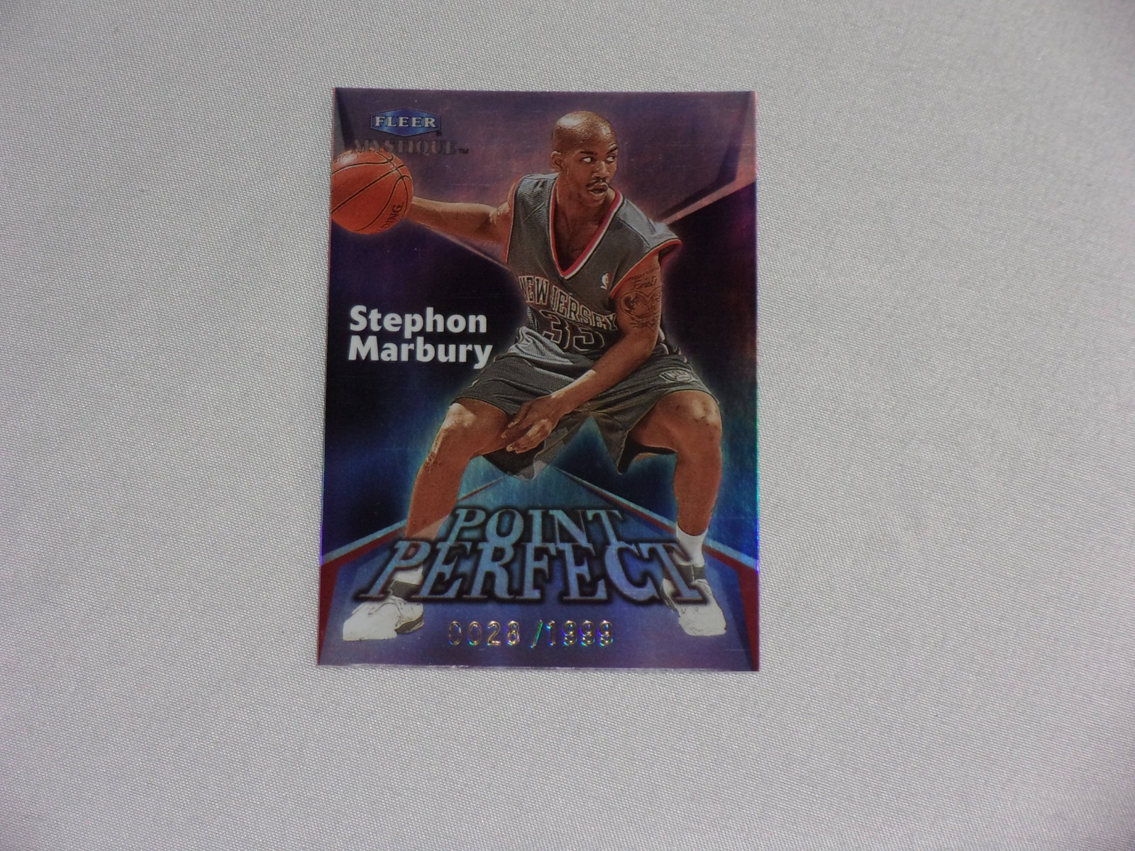 1999-00 Fleer Mystique Stephon Marbury Point Perfect /1999 #2PP Nets