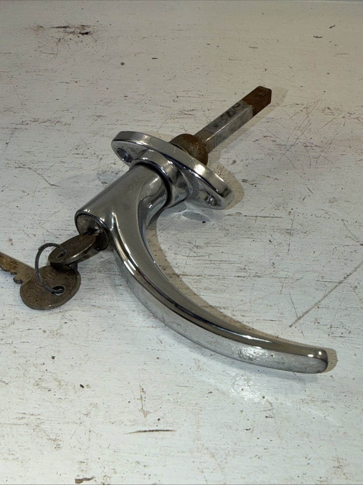 Vintage NOS OEM Chrome RH Door Handle WB H4322 1955-57 Triumph TR3 57-62 TR3A