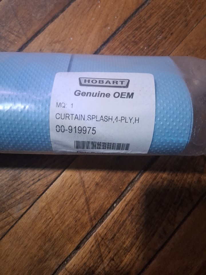 Hobart Genuine OEM Curtain, Splash, 4-PLY, H  00-919975 NEW