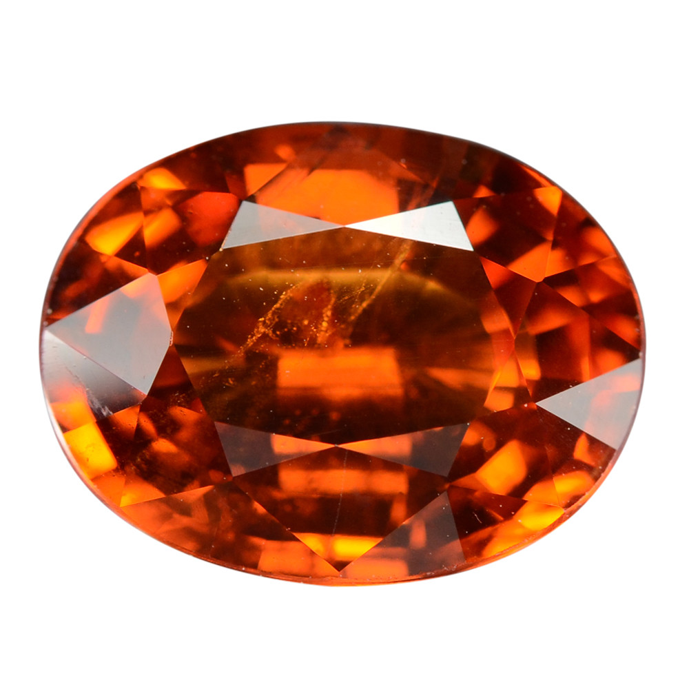 4.12 Ct. Awesome Luster Mandarin Garnet Brilliant Cut WITH GLC CERTIFY 4.12 Ct. Awesome Luster Mandarin Garnet Brilliant Cut WITH GLC CERTIFY