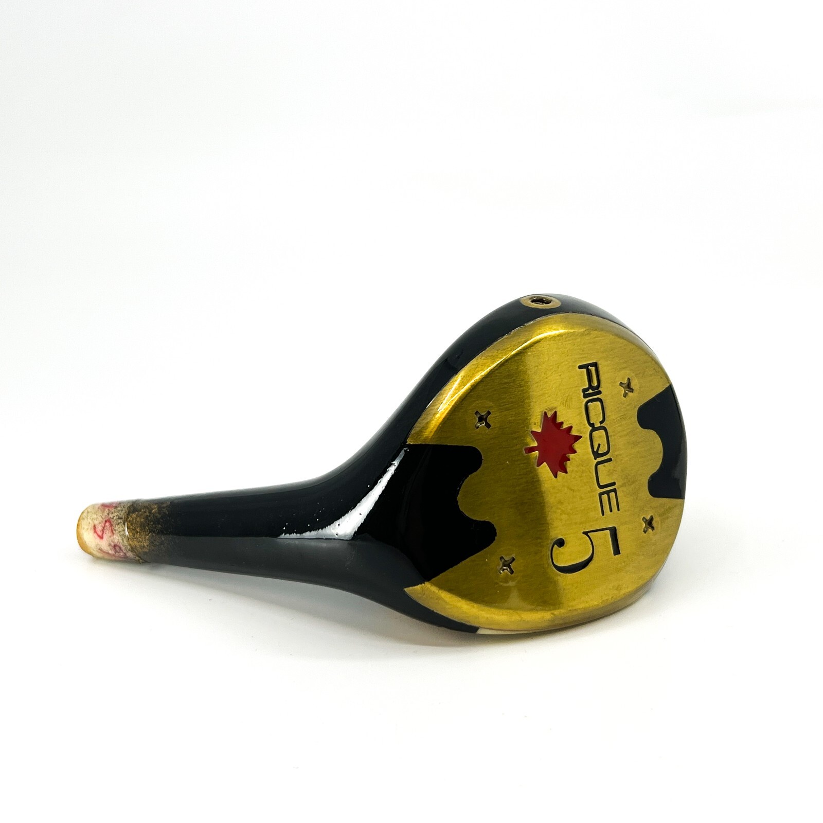 Louisville Golf Ricque Classic 50's 5 Wood Oil Hardened USA Persimmon head only Louisville Golf Ricque Classic 50's 5 Wood Oil Hardened USA Persimmon head only