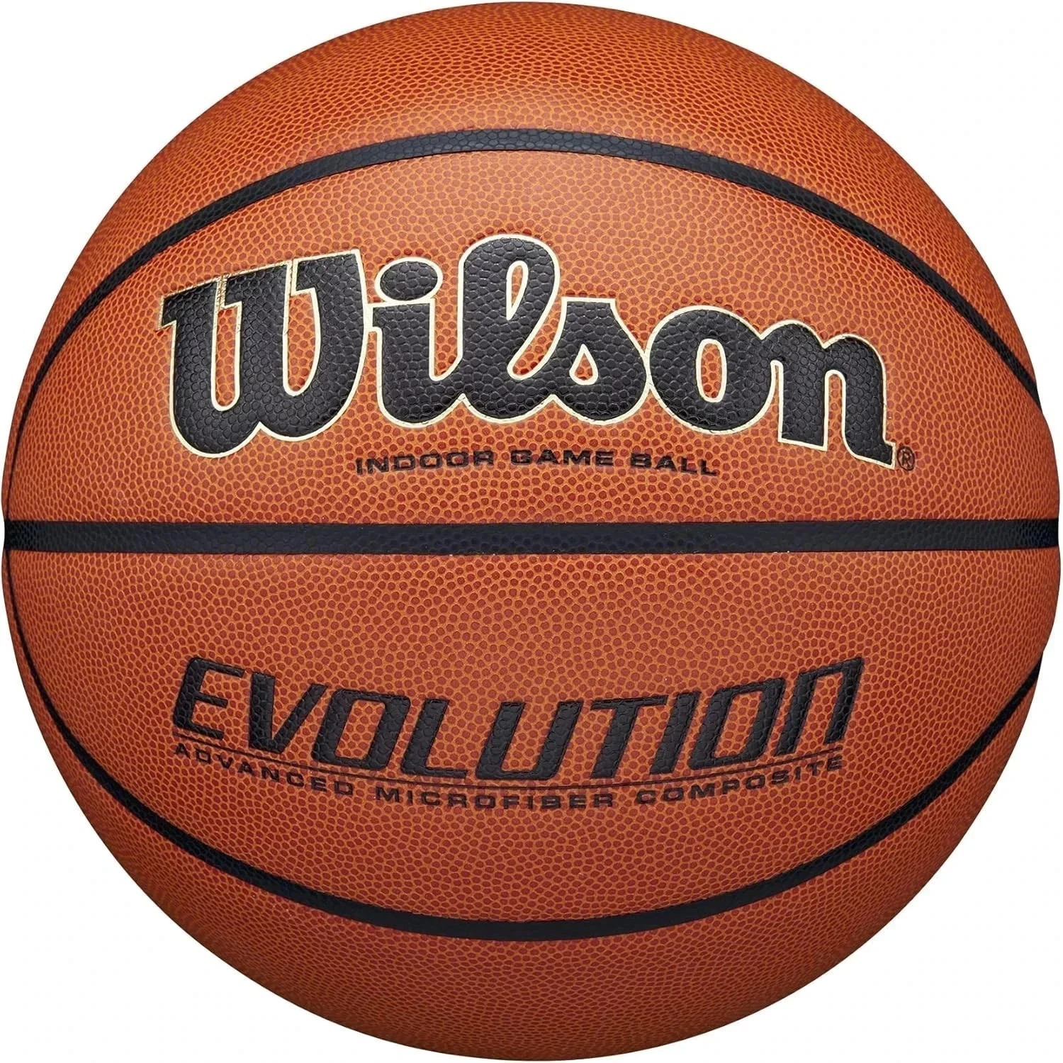 Wilson Evolution Basketball 29.5” Official Indoor Game Ball orange original Wilson Evolution Basketball 29.5” Official Indoor Game Ball orange original