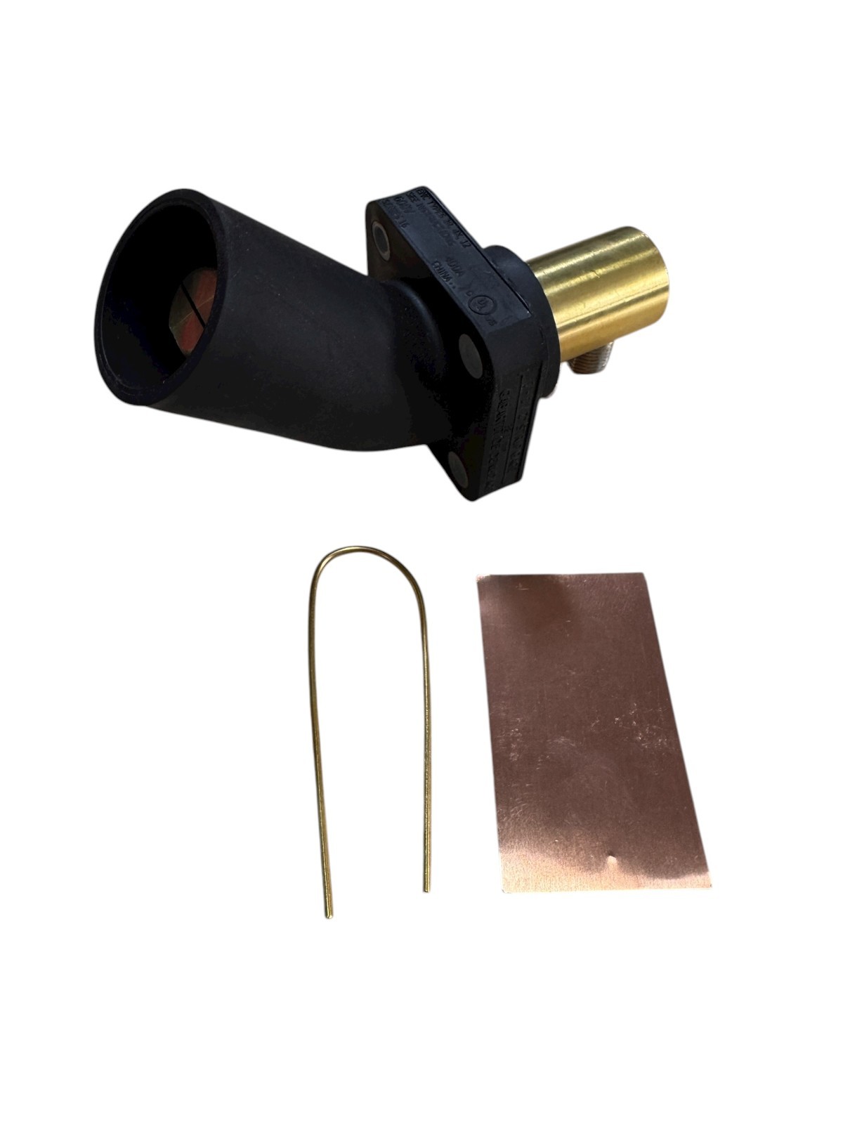HUBBELL 300/400A Series 16, Receptacle, Angled, Set Screw M/F