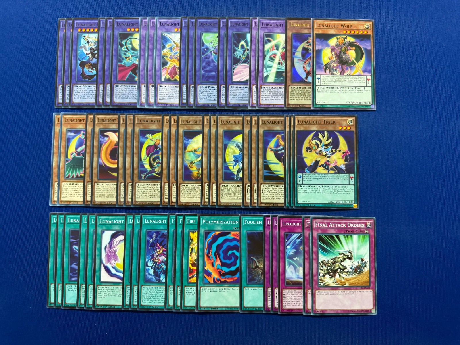 Yu-Gi-Oh ARC-V - Celina\'s Complete Lunalight Fusion Deck