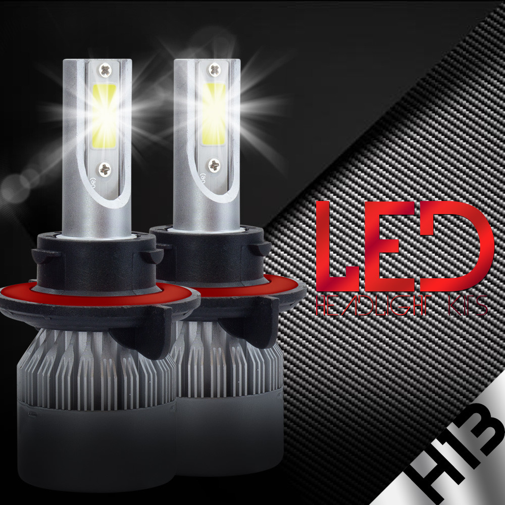 XENTEC LED HID Headlight Conversion kit H13 9008 6000K 2008-2010 Dodge Ram 5500