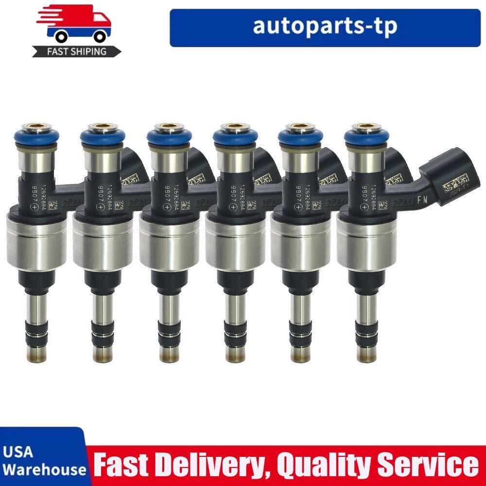 6x Fuel Injectors 12692884 For Buick Cadillac XT5 Chevrolet Camaro GMC 12647362