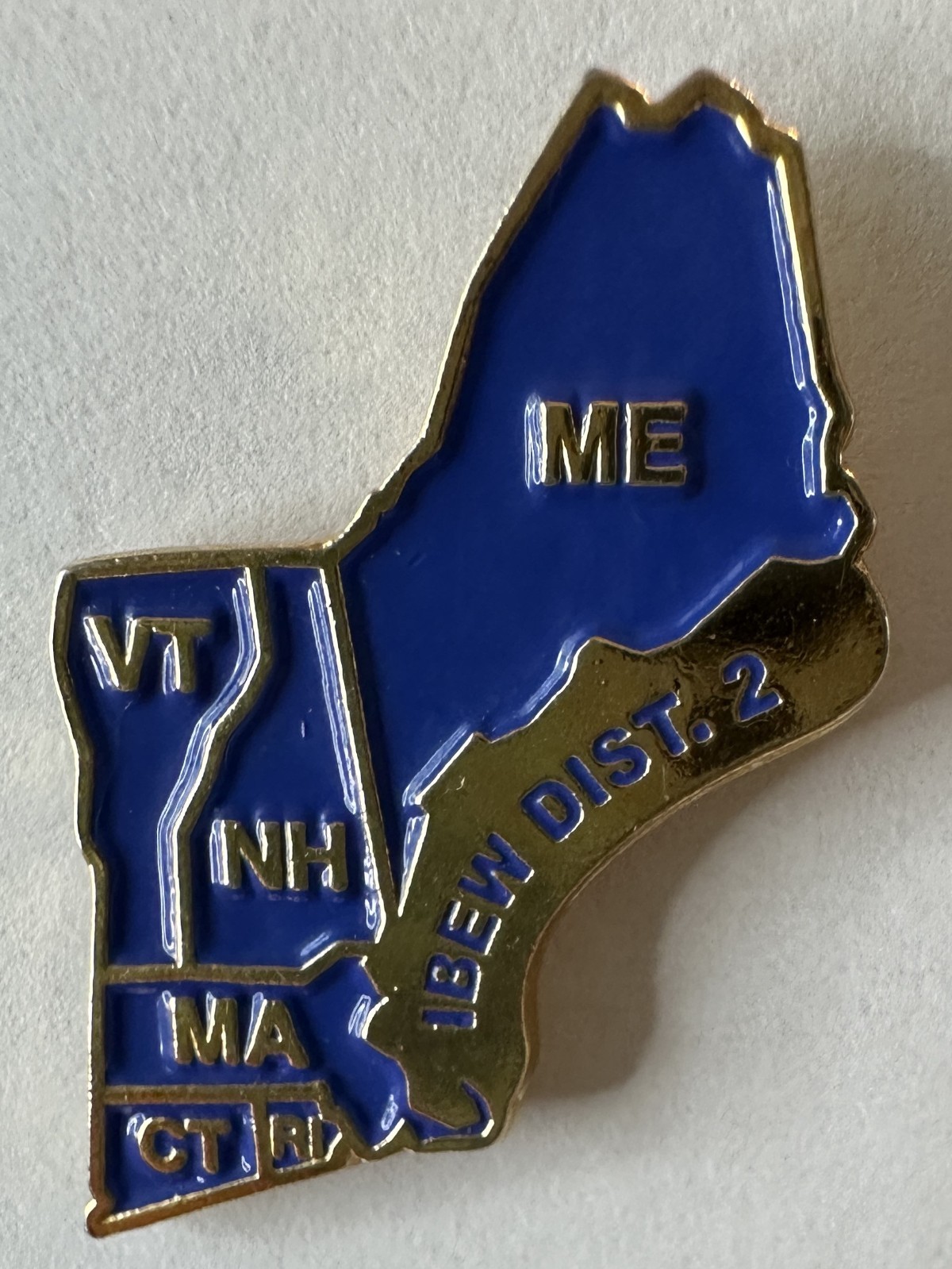 IBEW Lapel Pin 2nd District IBEW Lapel Pin 2nd District