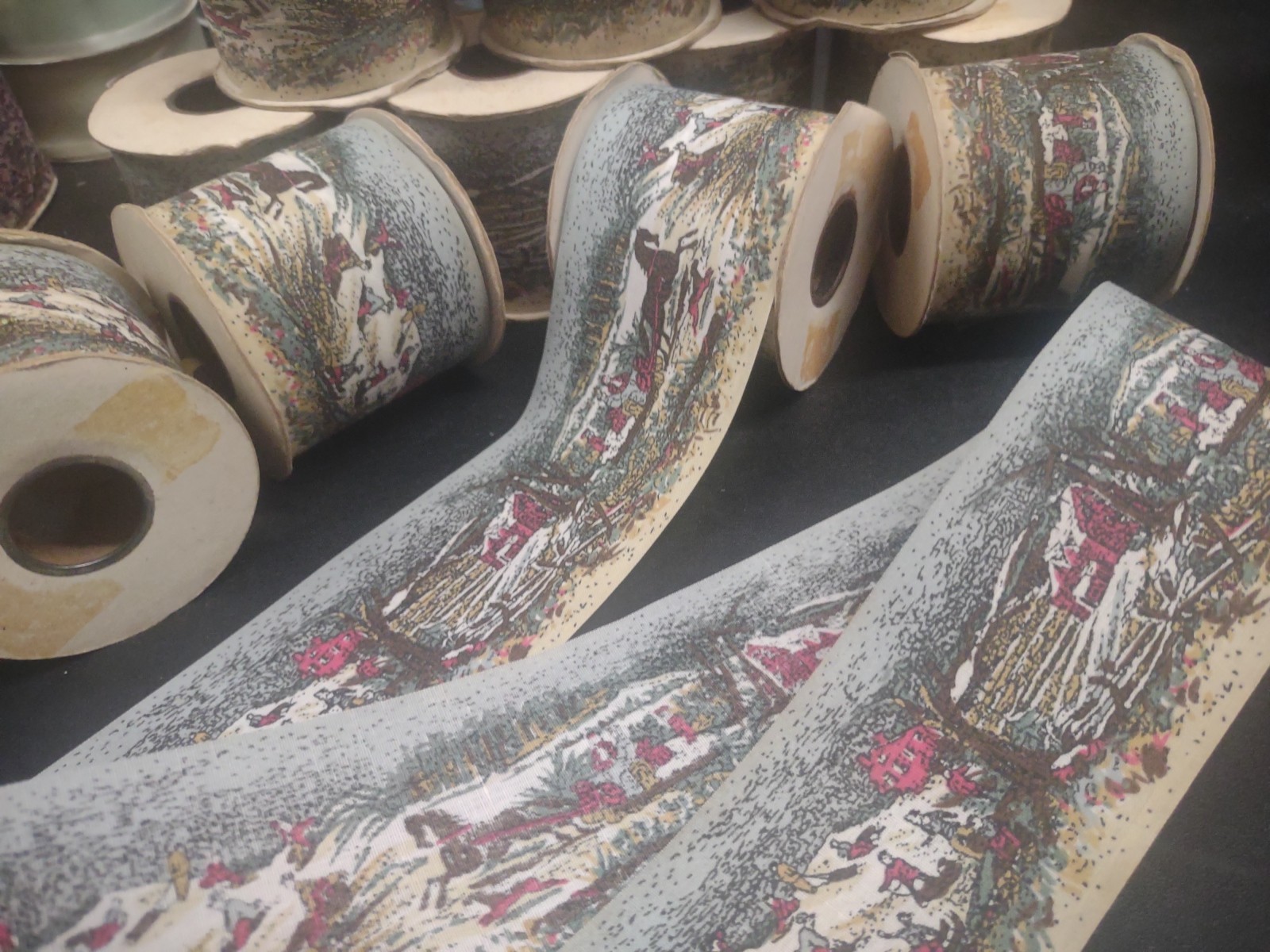 10Yd Vintage 1970s Cotton Ribbon \