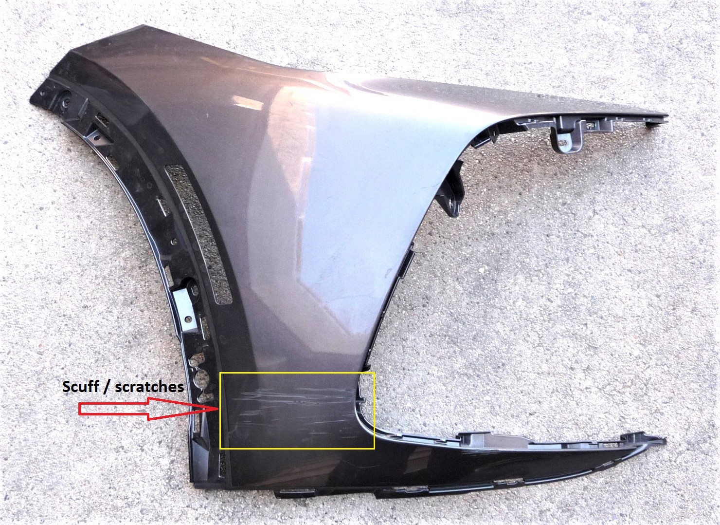2023-2024 Toyota Crown Front Bumper Right Cover Chick Extension 52112-30110 OEM