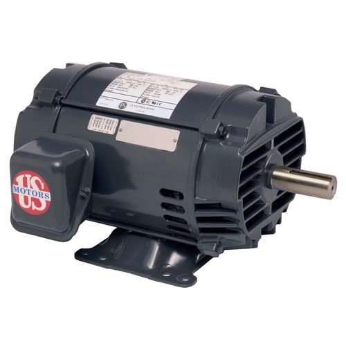 US Motor Nidec D2P2D Electric Motor 2 HP 1745 Rpm 3-PH 230/460 V 145T