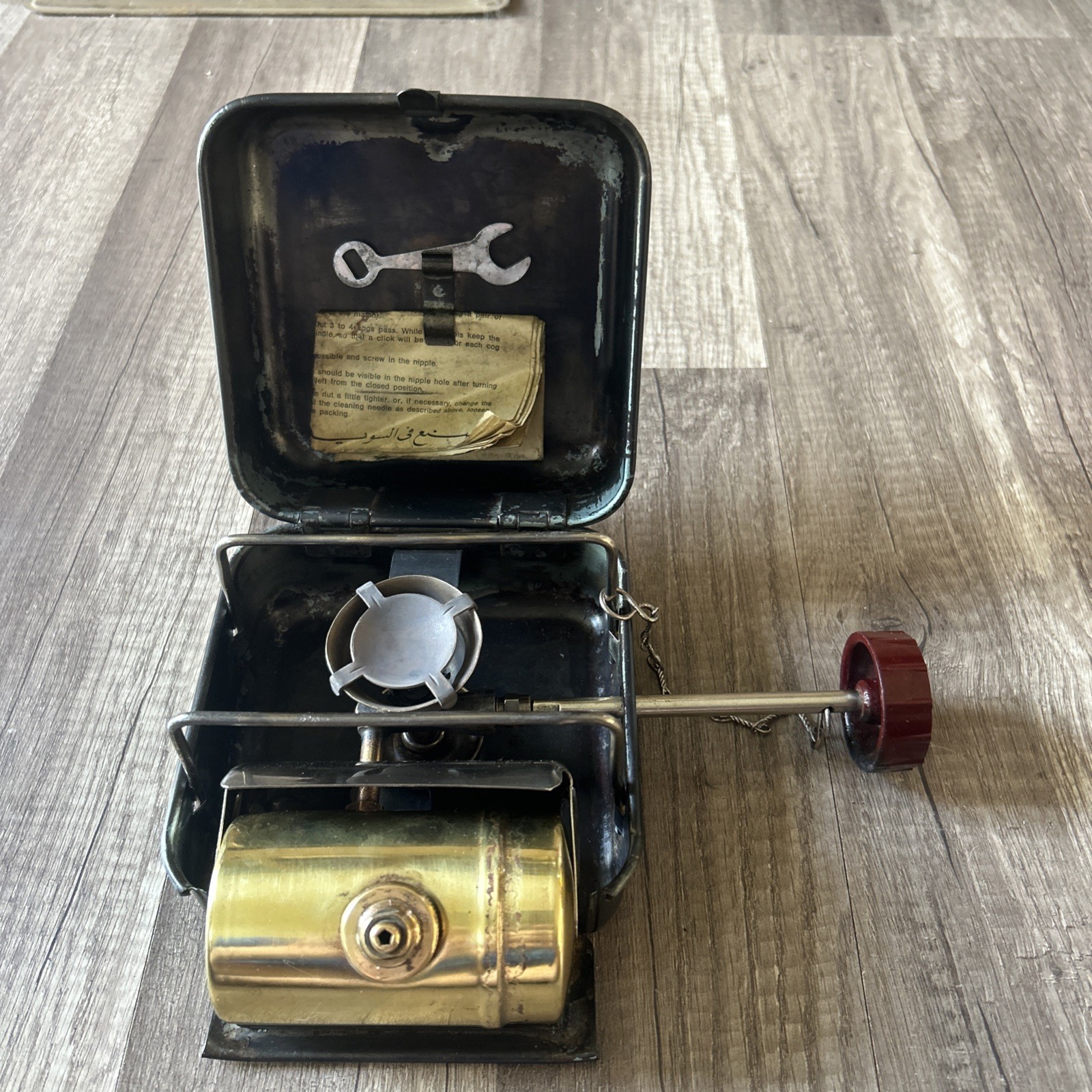 Primus 8 R Portable Stove- Made In Sweden Vintage with Paperwork and Wrench Primus 8 R Portable Stove- Made In Sweden Vintage with Paperwork and Wrench