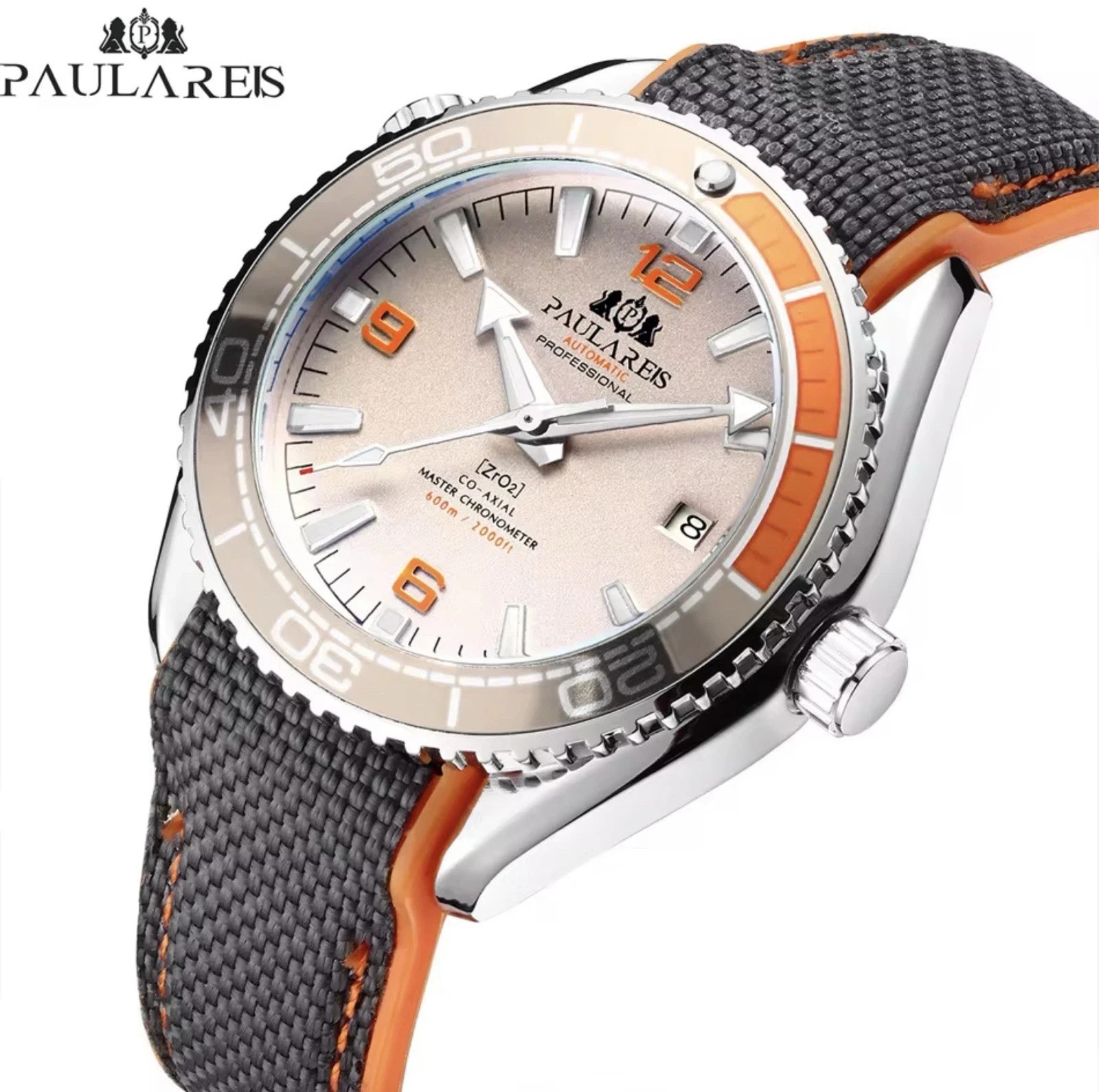 Reloj Hombre PAULAREIS Informal Impermeable Luminoso Automático Mecánico Gran Reloj Hombre PAULAREIS Informal Impermeable Luminoso Automático Mecánico Gran