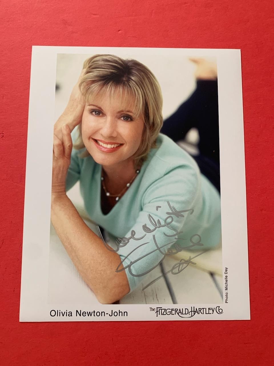 Olivia Newton-John Hand Signed 8 x10 Publicity Photo
